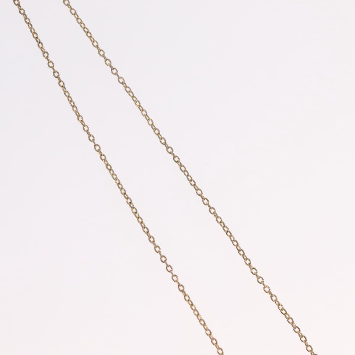 GIVENCHY Necklace Metal Gold Tone Auth ka6504