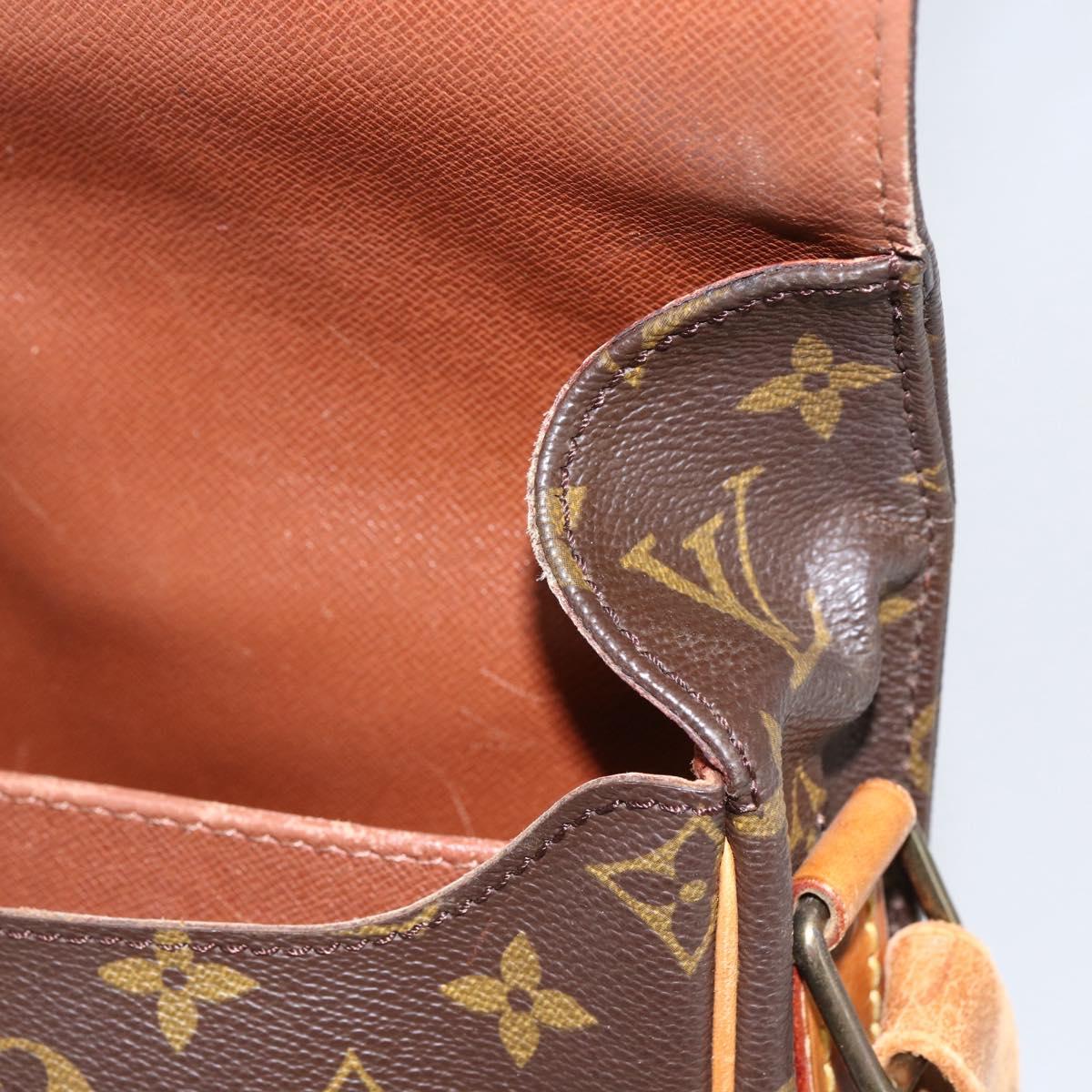 LOUIS VUITTON Monogram Cartouchiere GM Shoulder Bag M51252 LV Auth ka651