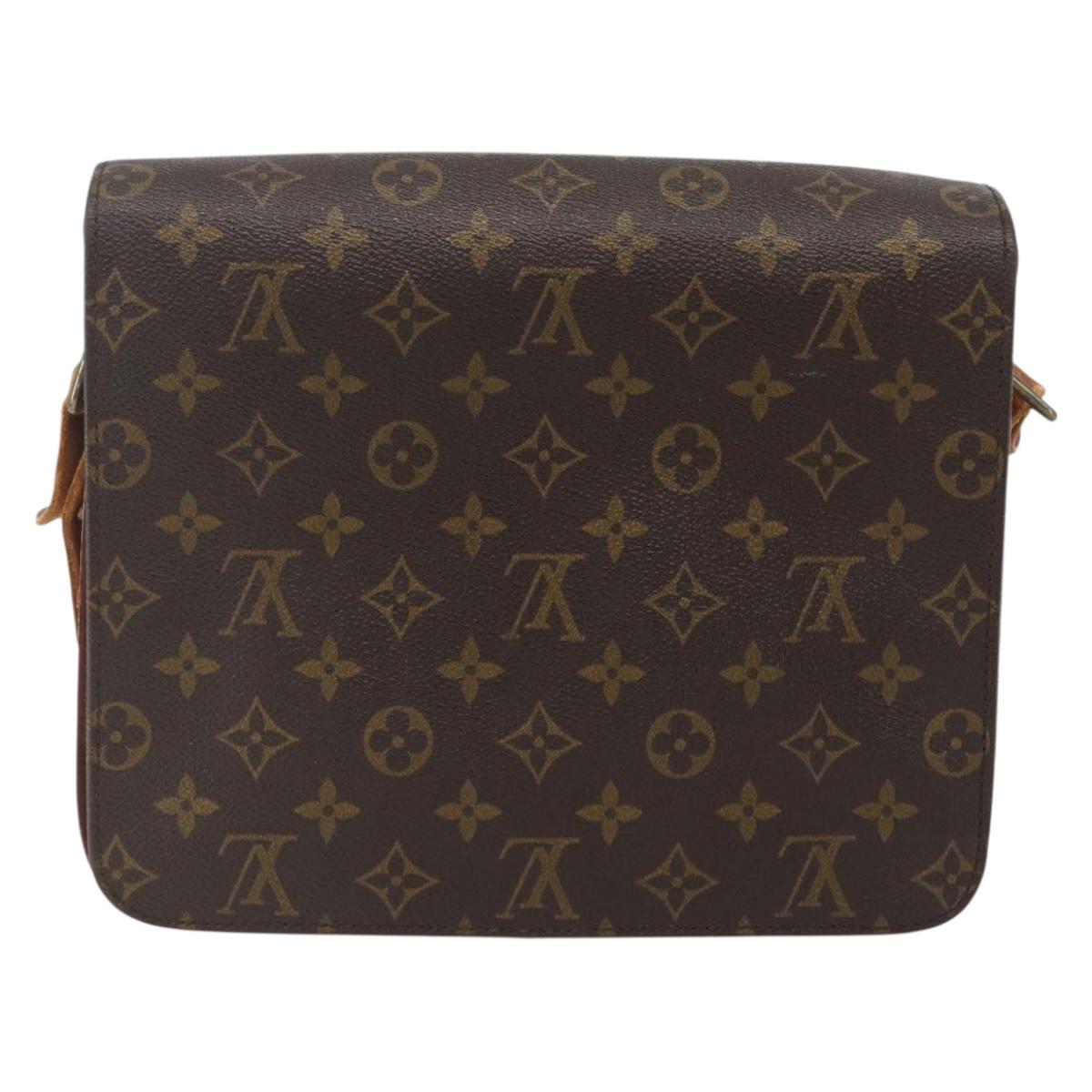 LOUIS VUITTON Monogram Cartouchiere GM Shoulder Bag M51252 LV Auth ka651