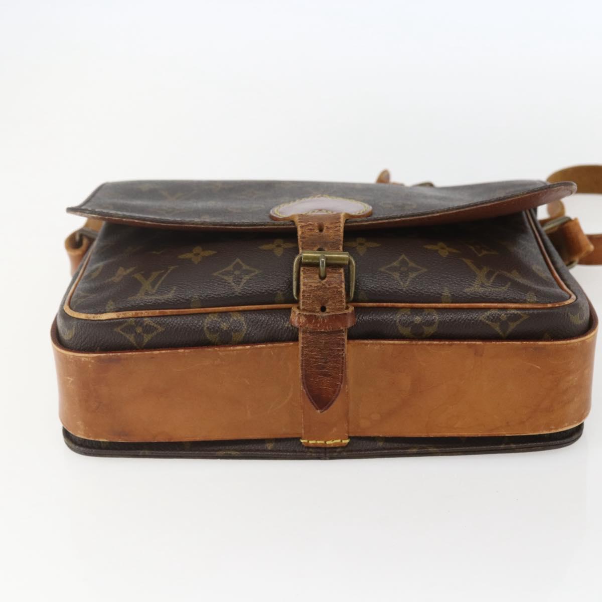 LOUIS VUITTON Monogram Cartouchiere GM Shoulder Bag M51252 LV Auth ka651