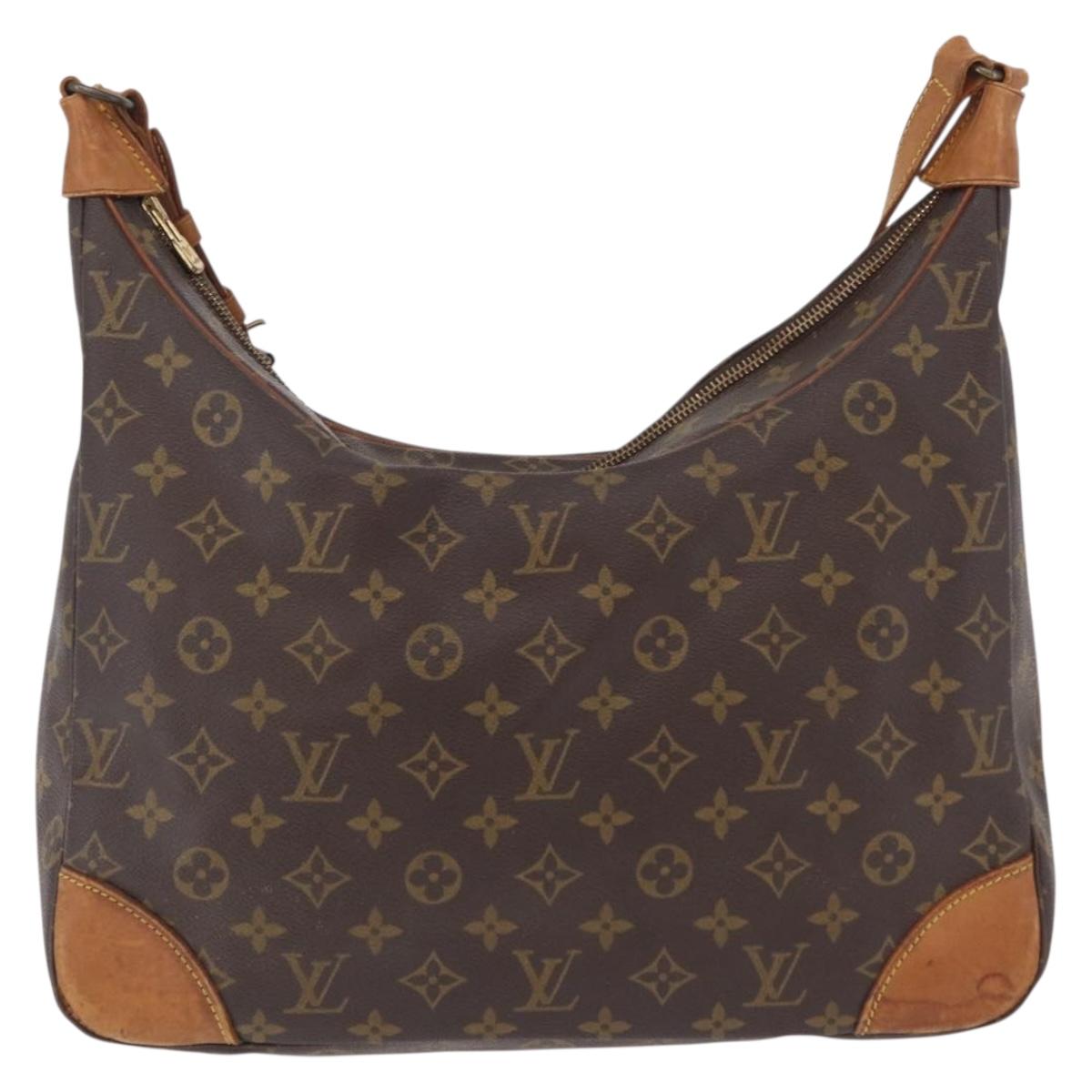 LOUIS VUITTON Monogram Boulogne 35 Shoulder Bag M51260 LV Auth ka6515