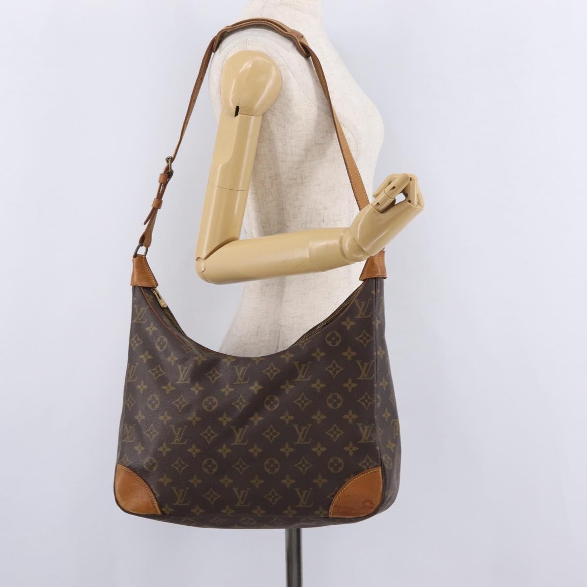 LOUIS VUITTON Monogram Boulogne 35 Shoulder Bag M51260 LV Auth ka6515