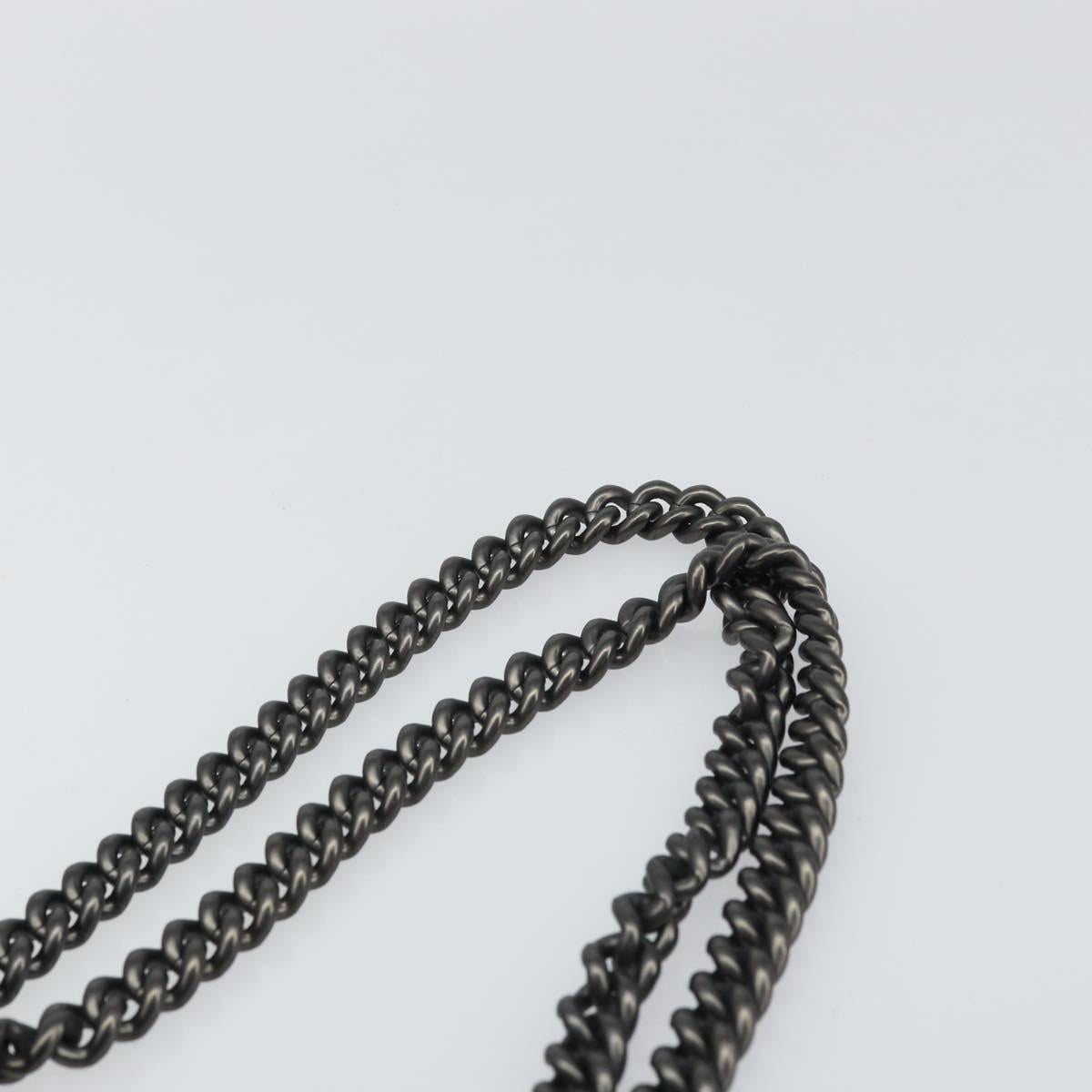 GUCCI Chain Shoulder Bag Leather Gold Tone 308983 Auth ka653