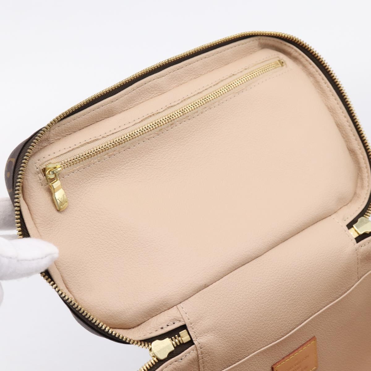 LOUIS VUITTON Monogram Nice BB Hand Bag M42265 LV Auth ka6533V
