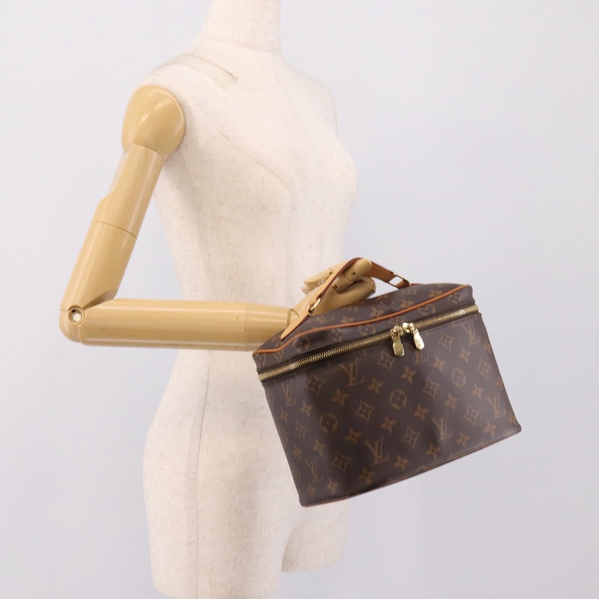 LOUIS VUITTON Monogram Nice BB Hand Bag M42265 LV Auth ka6533V