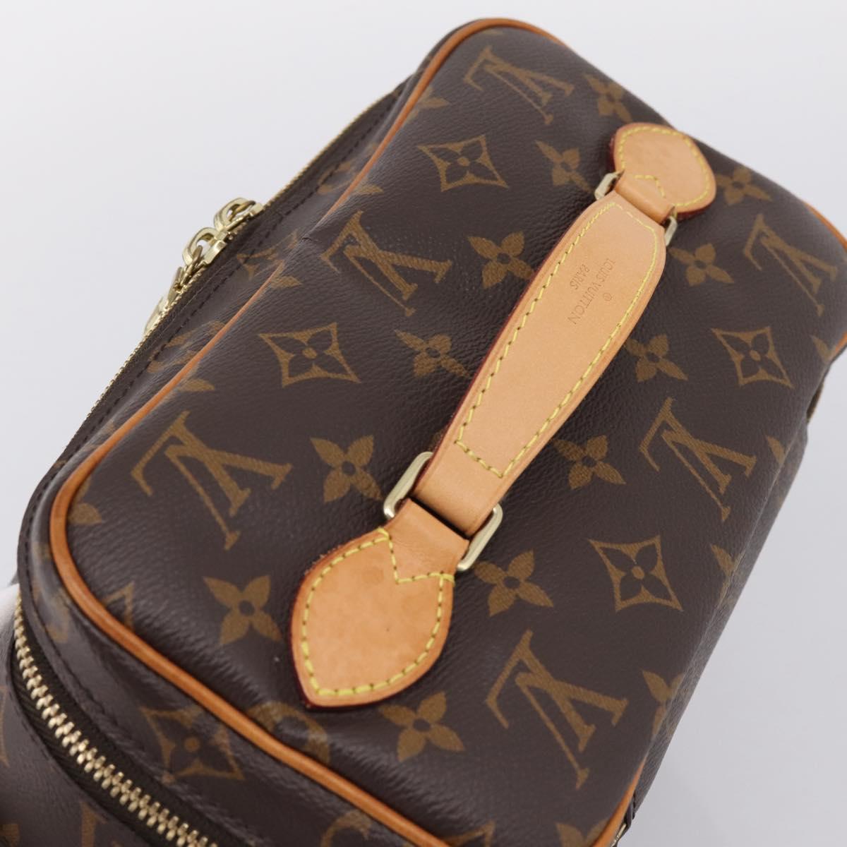LOUIS VUITTON Monogram Nice BB Hand Bag M42265 LV Auth ka6533V