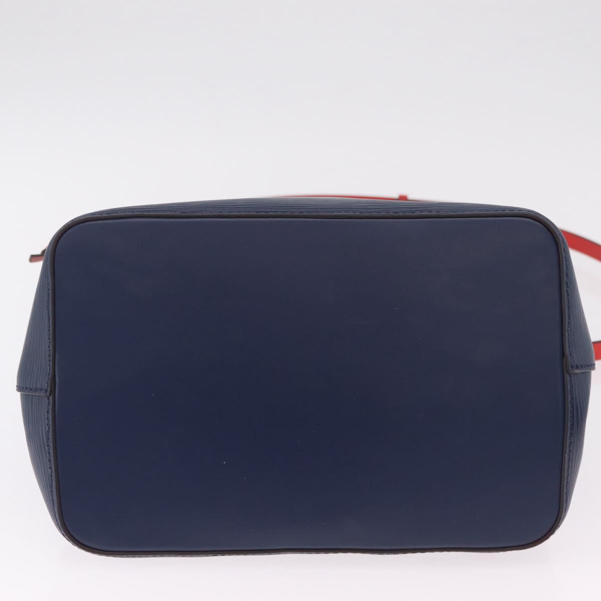 LOUIS VUITTON Epi Neonoe Hand Bag Indigo Red M54367 LV Auth ka6537