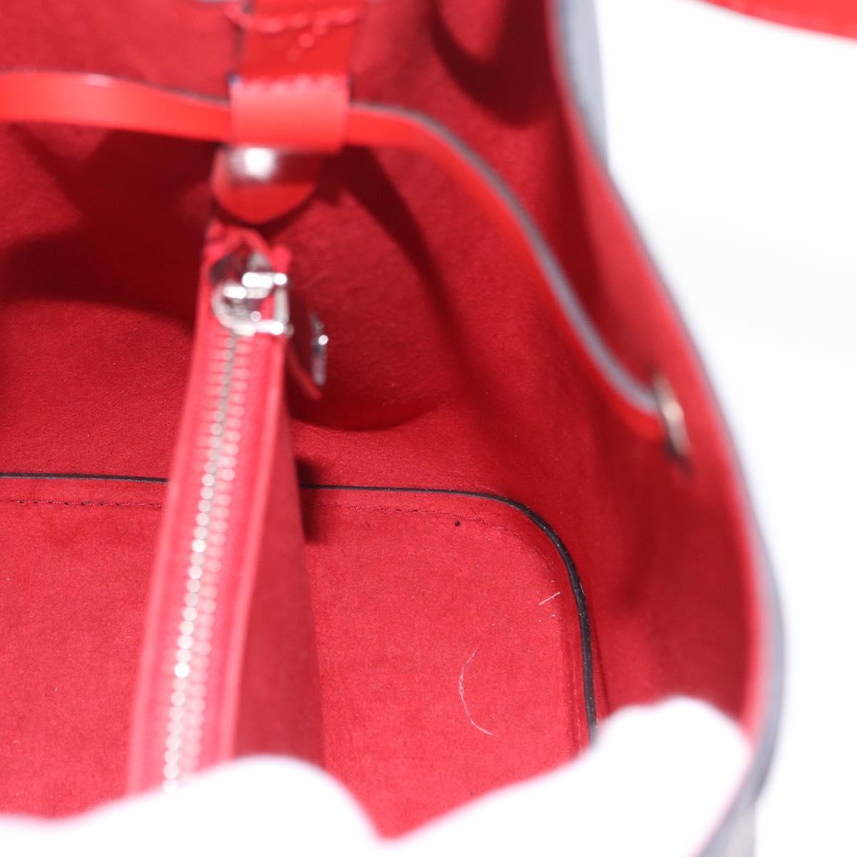 LOUIS VUITTON Epi Neonoe Hand Bag Indigo Red M54367 LV Auth ka6537