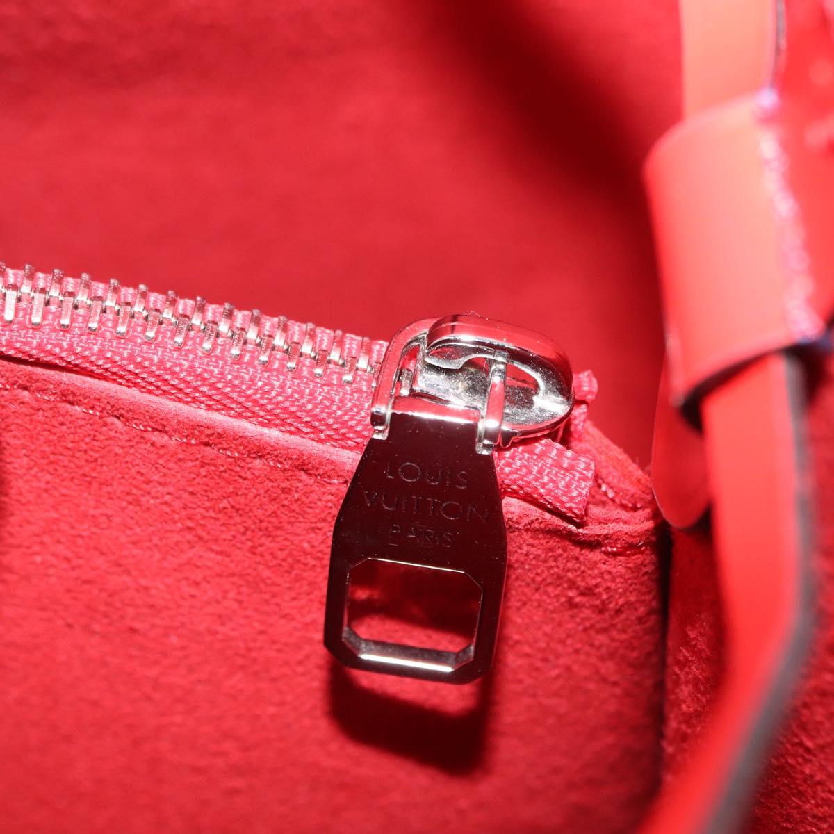 LOUIS VUITTON Epi Neonoe Hand Bag Indigo Red M54367 LV Auth ka6537