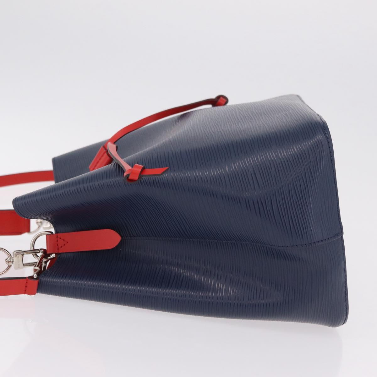 LOUIS VUITTON Epi Neonoe Hand Bag Indigo Red M54367 LV Auth ka6537