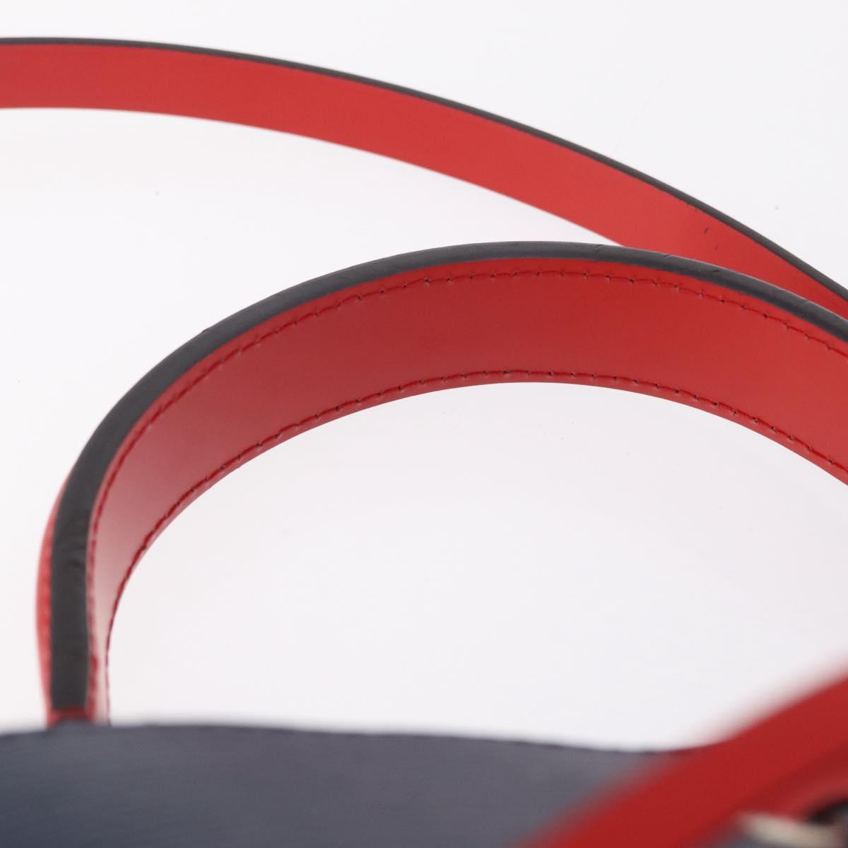 LOUIS VUITTON Epi Neonoe Hand Bag Indigo Red M54367 LV Auth ka6537