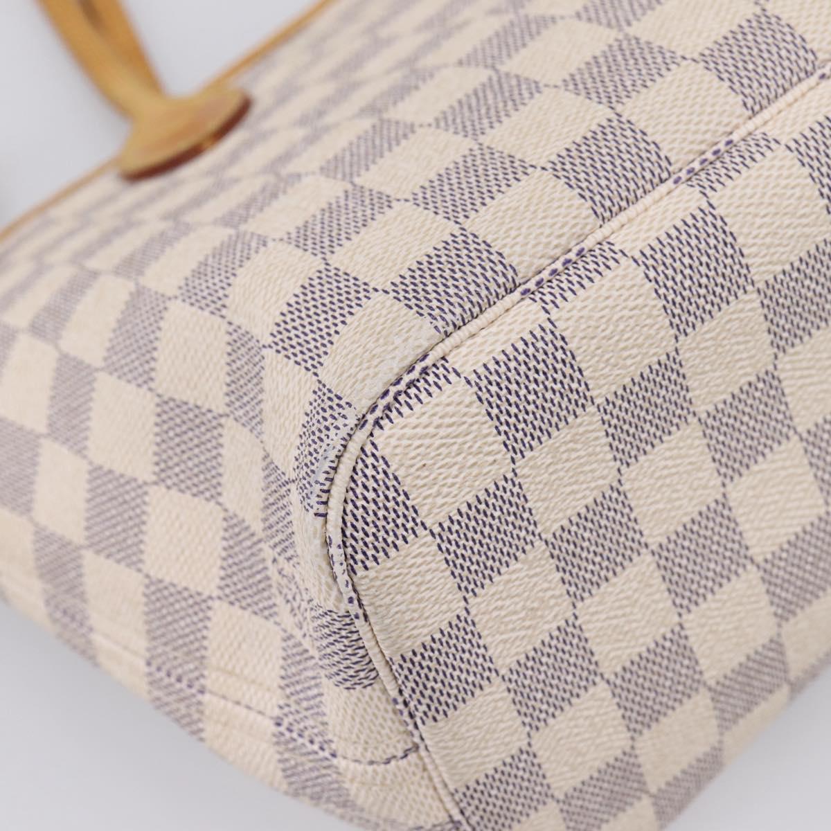 LOUIS VUITTON Damier Azur Neverfull PM Tote Bag N41362 LV Auth ka6541A