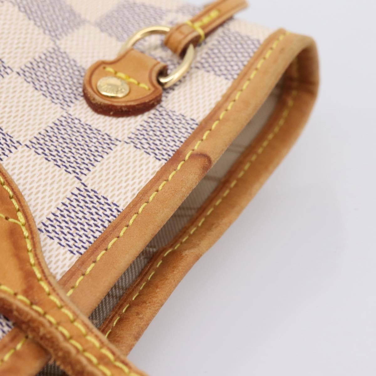 LOUIS VUITTON Damier Azur Neverfull PM Tote Bag N41362 LV Auth ka6541A