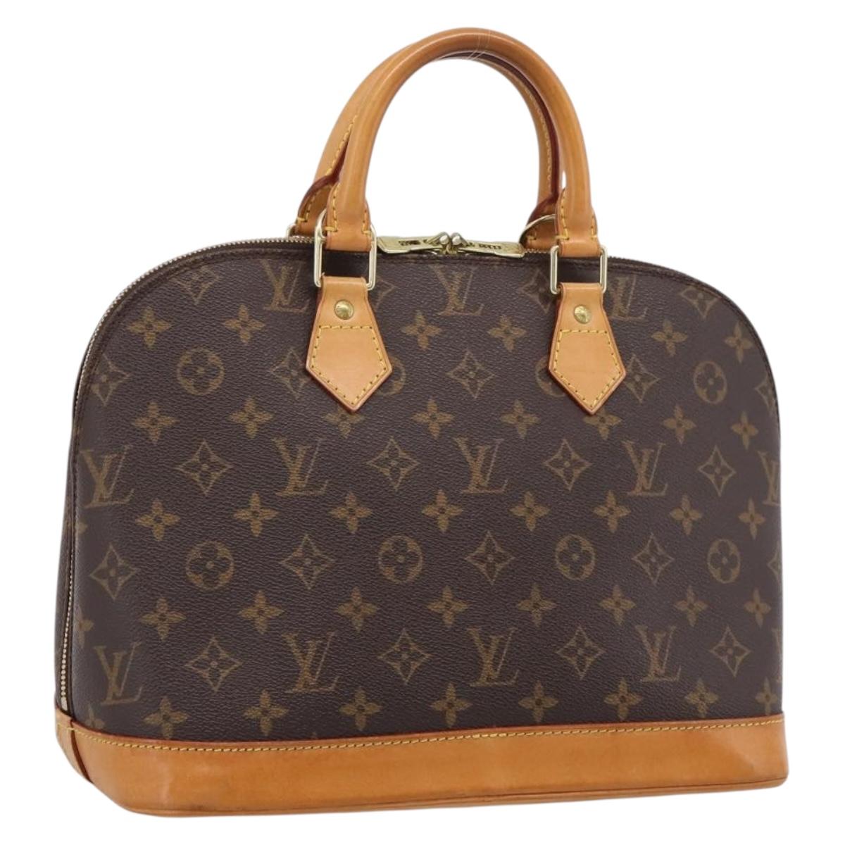 LOUIS VUITTON Monogram Alma Hand Bag M51130 LV Auth ka6544V