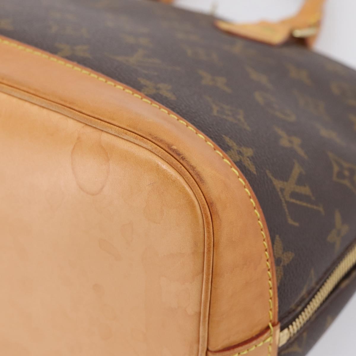 LOUIS VUITTON Monogram Alma Hand Bag M51130 LV Auth ka6544V