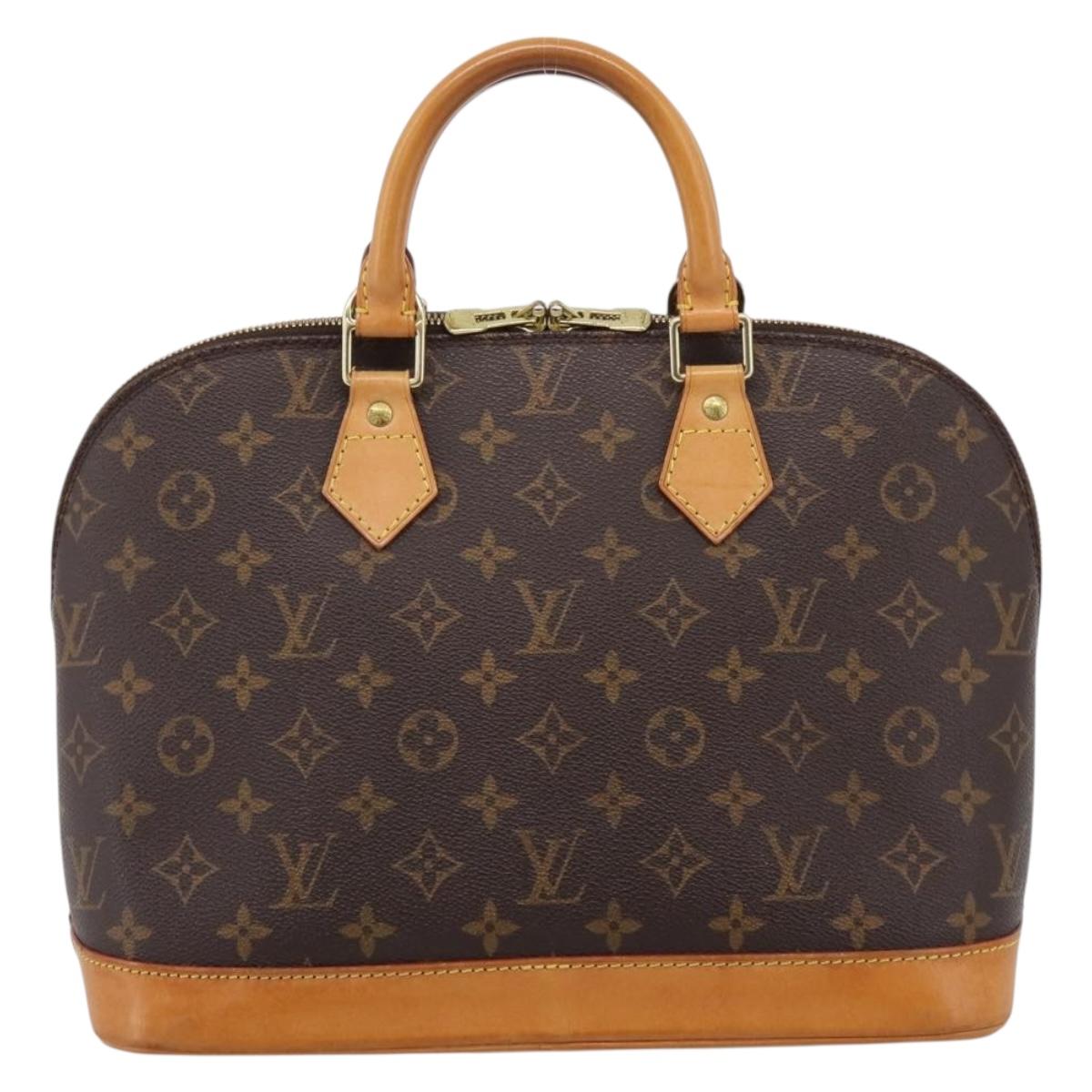 LOUIS VUITTON Monogram Alma Hand Bag M51130 LV Auth ka6544V
