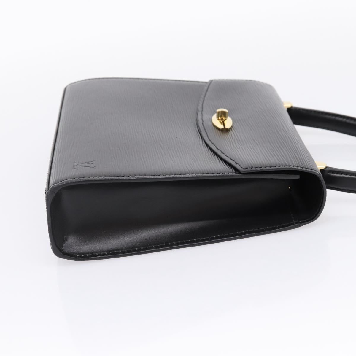LOUIS VUITTON Epi Malesherbes Hand Bag Black M52372 LV Auth ka6554