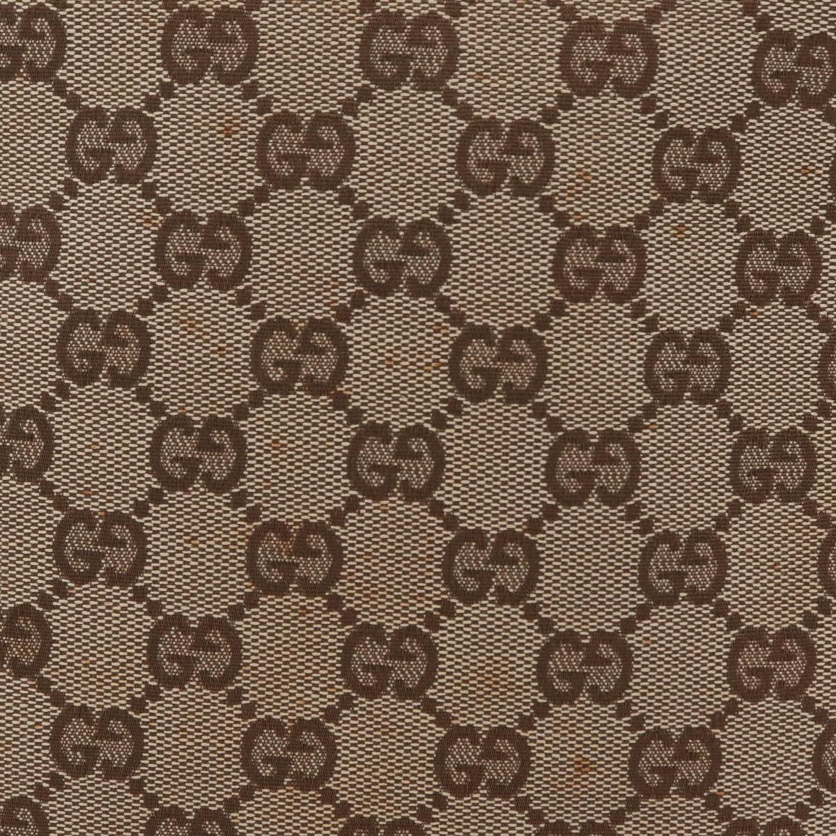 GUCCI GG Canvas Shoulder Bag Beige Gold 109106 Auth ka6563
