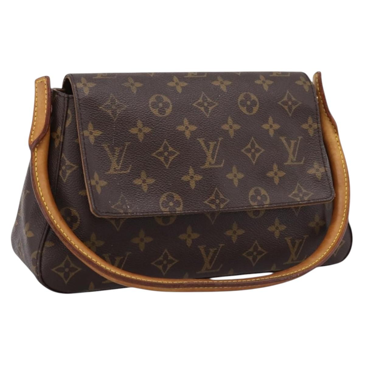 LOUIS VUITTON Monogram Mini Looping Shoulder Bag M51147 LV Auth ka6569
