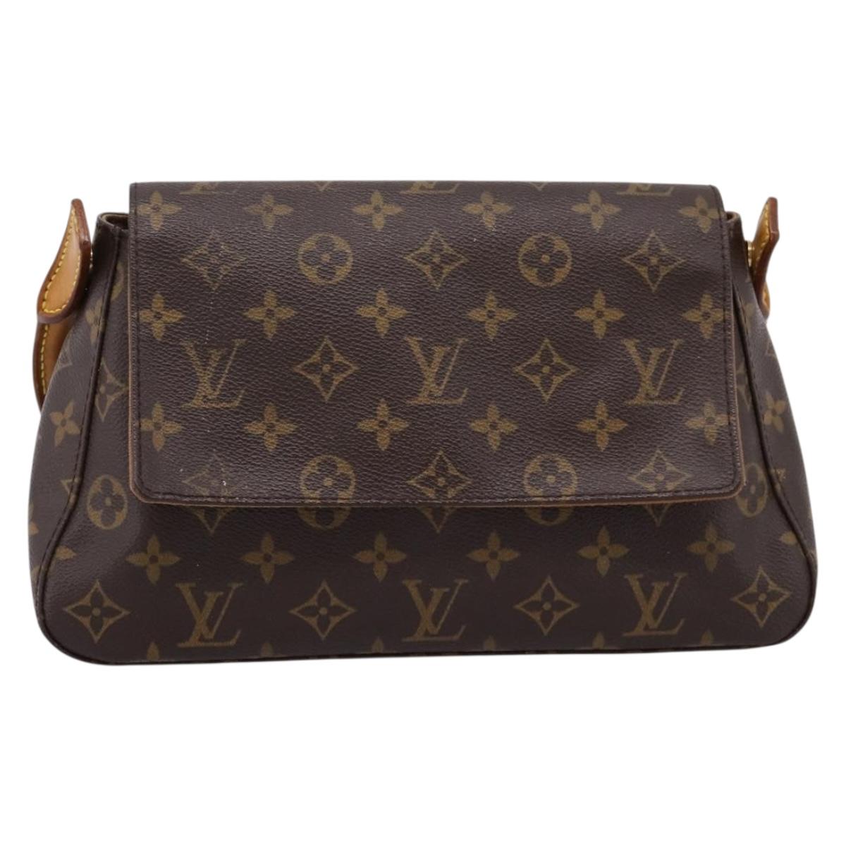 LOUIS VUITTON Monogram Mini Looping Shoulder Bag M51147 LV Auth ka6569