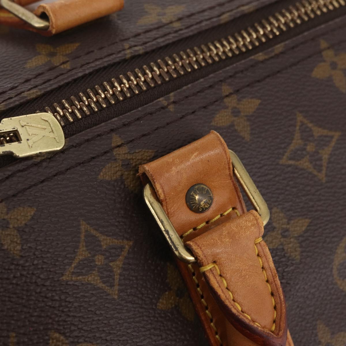 LOUIS VUITTON Monogram Keepall 60 Boston Bag M41422 LV Auth ka6571