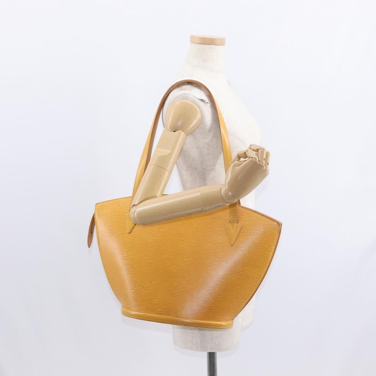 LOUIS VUITTON Epi Saint Jacques Shopping Shoulder Bag Yellow M52269 Auth ka660