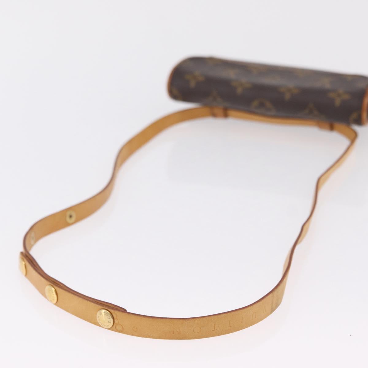 LOUIS VUITTON Monogram Pochette Florentine Waist bag M51855 LV Auth ka6601