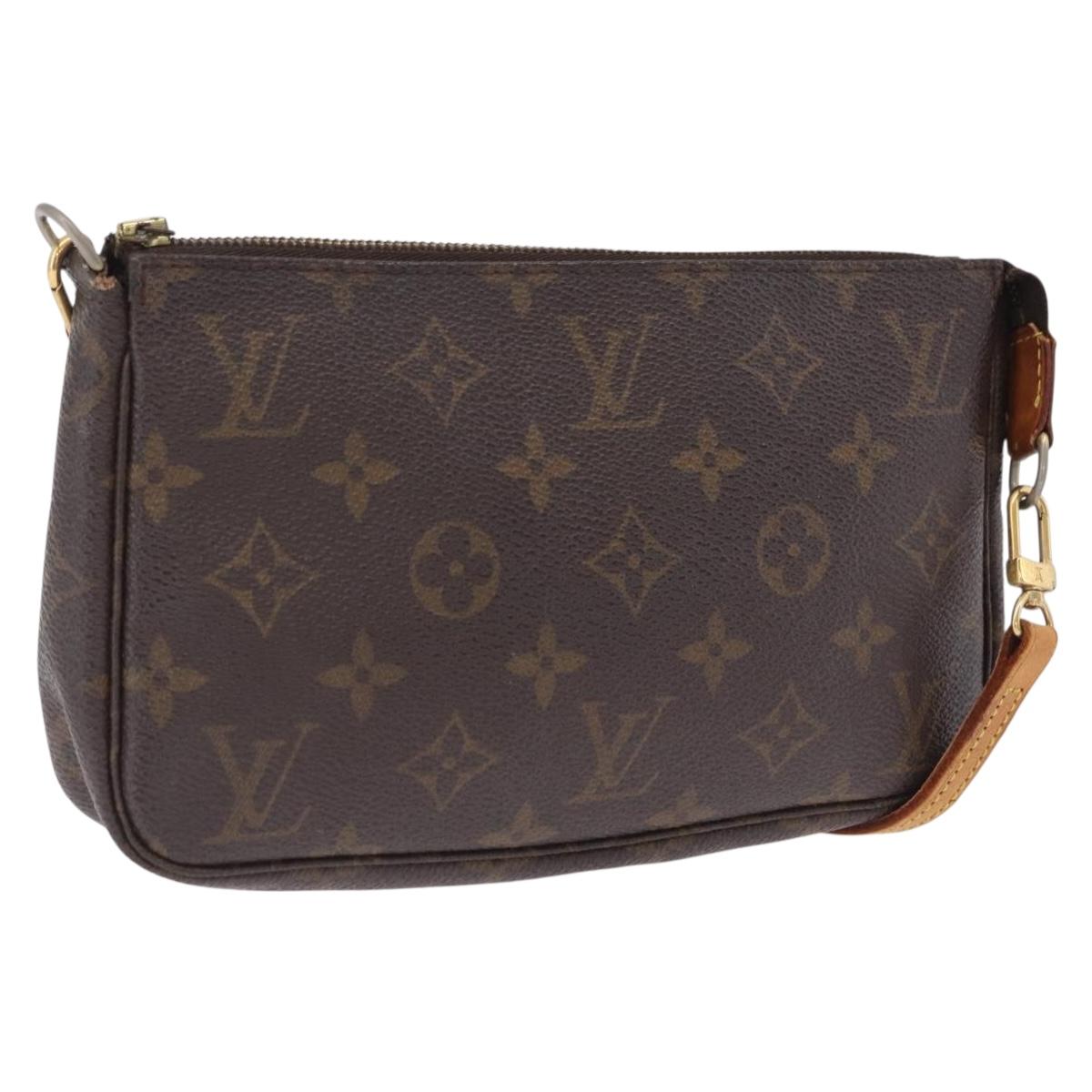 LOUIS VUITTON Monogram Pochette Accessoires Pouch M51980 LV Auth ka6608
