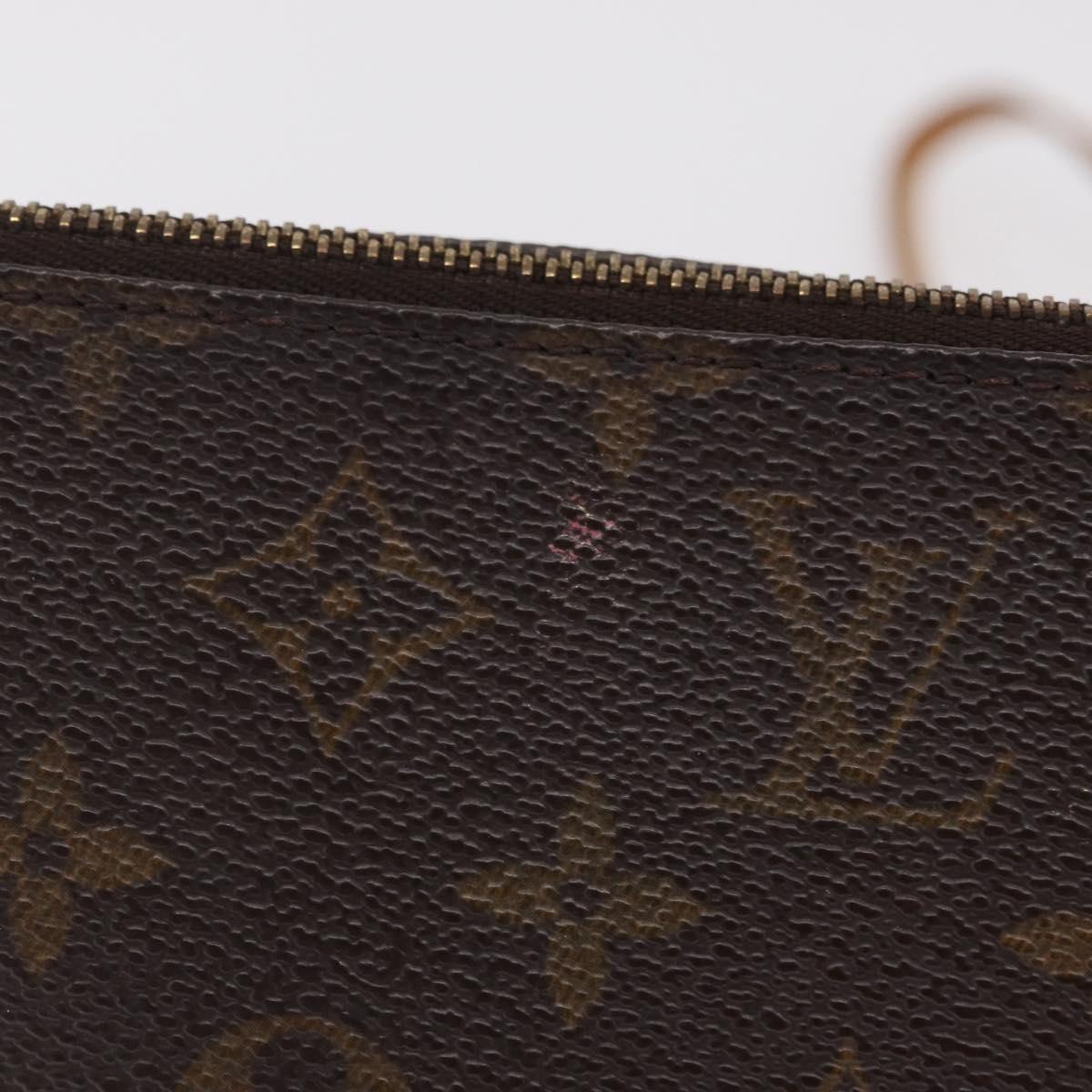 LOUIS VUITTON Monogram Pochette Accessoires Pouch M51980 LV Auth ka6608
