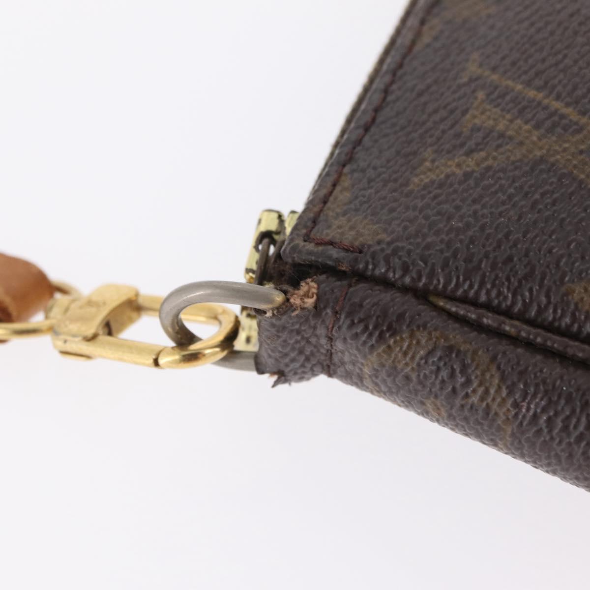 LOUIS VUITTON Monogram Pochette Accessoires Pouch M51980 LV Auth ka6608