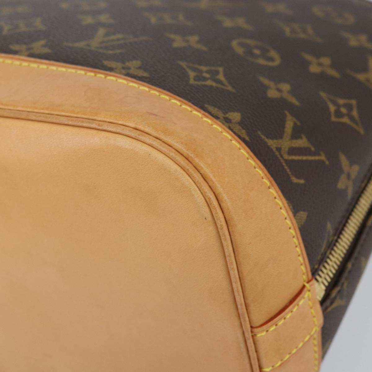 LOUIS VUITTON Monogram Alma Hand Bag M51130 LV Auth ka661