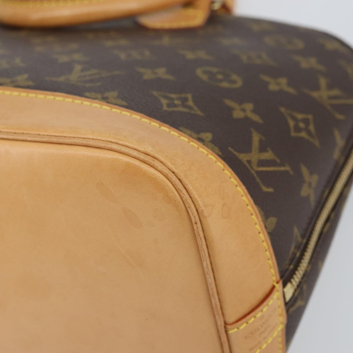 LOUIS VUITTON Monogram Alma Hand Bag M51130 LV Auth ka661