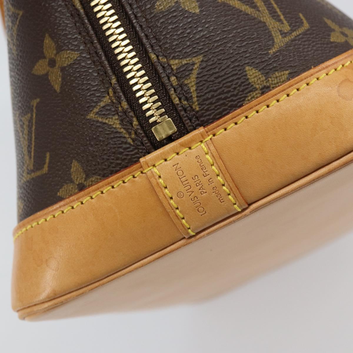 LOUIS VUITTON Monogram Alma Hand Bag M51130 LV Auth ka661