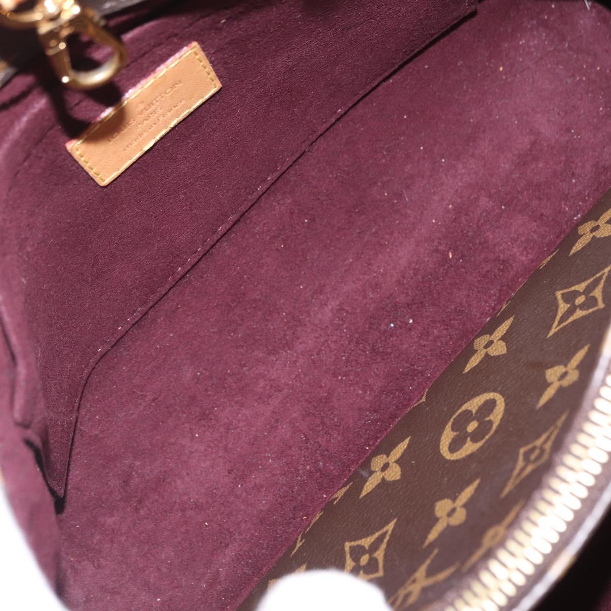 LOUIS VUITTON Monogram Montaigne BB Hand Bag 2way M41055 LV Auth ka6622V
