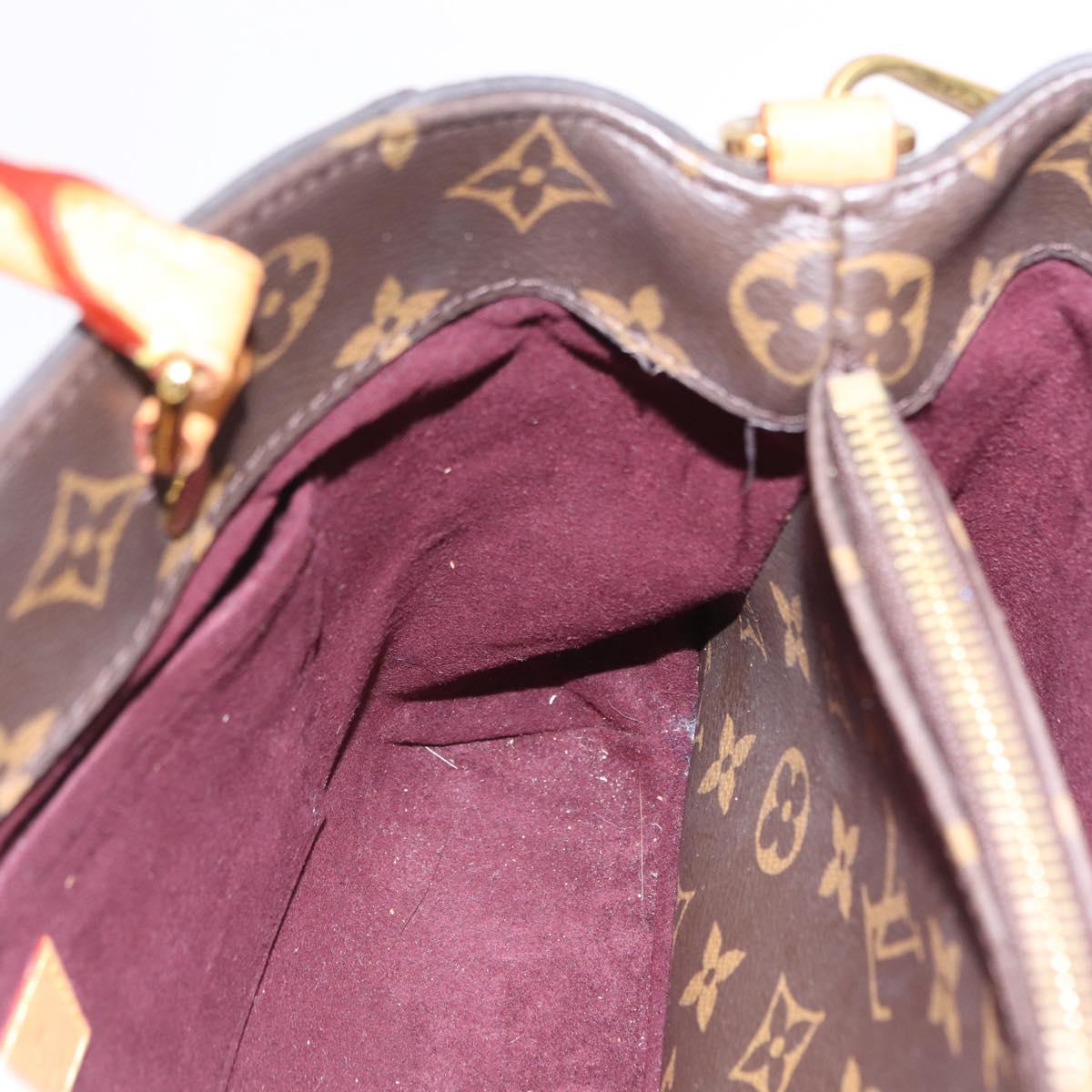 LOUIS VUITTON Monogram Montaigne BB Hand Bag 2way M41055 LV Auth ka6622V