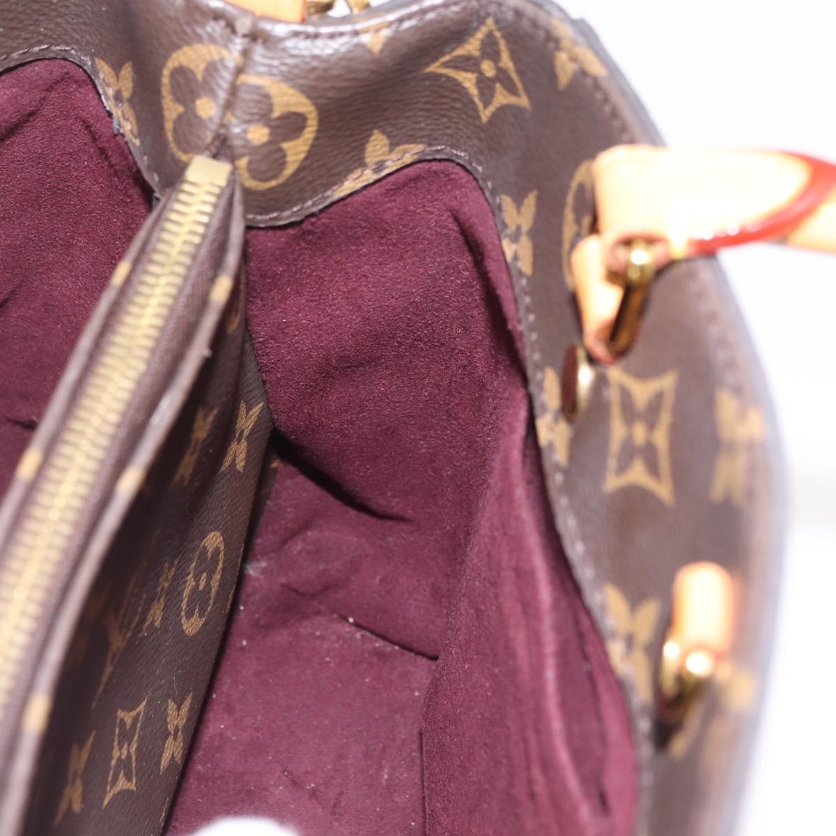 LOUIS VUITTON Monogram Montaigne BB Hand Bag 2way M41055 LV Auth ka6622V