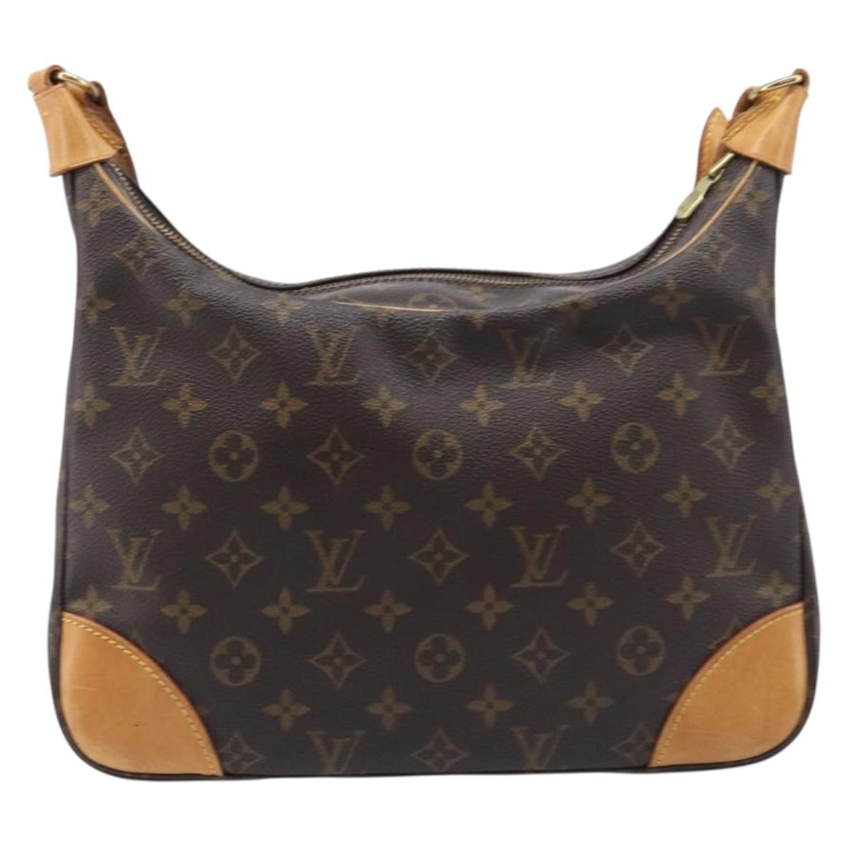 LOUIS VUITTON Monogram Boulogne 30 Shoulder Bag M51265 LV Auth ka6636