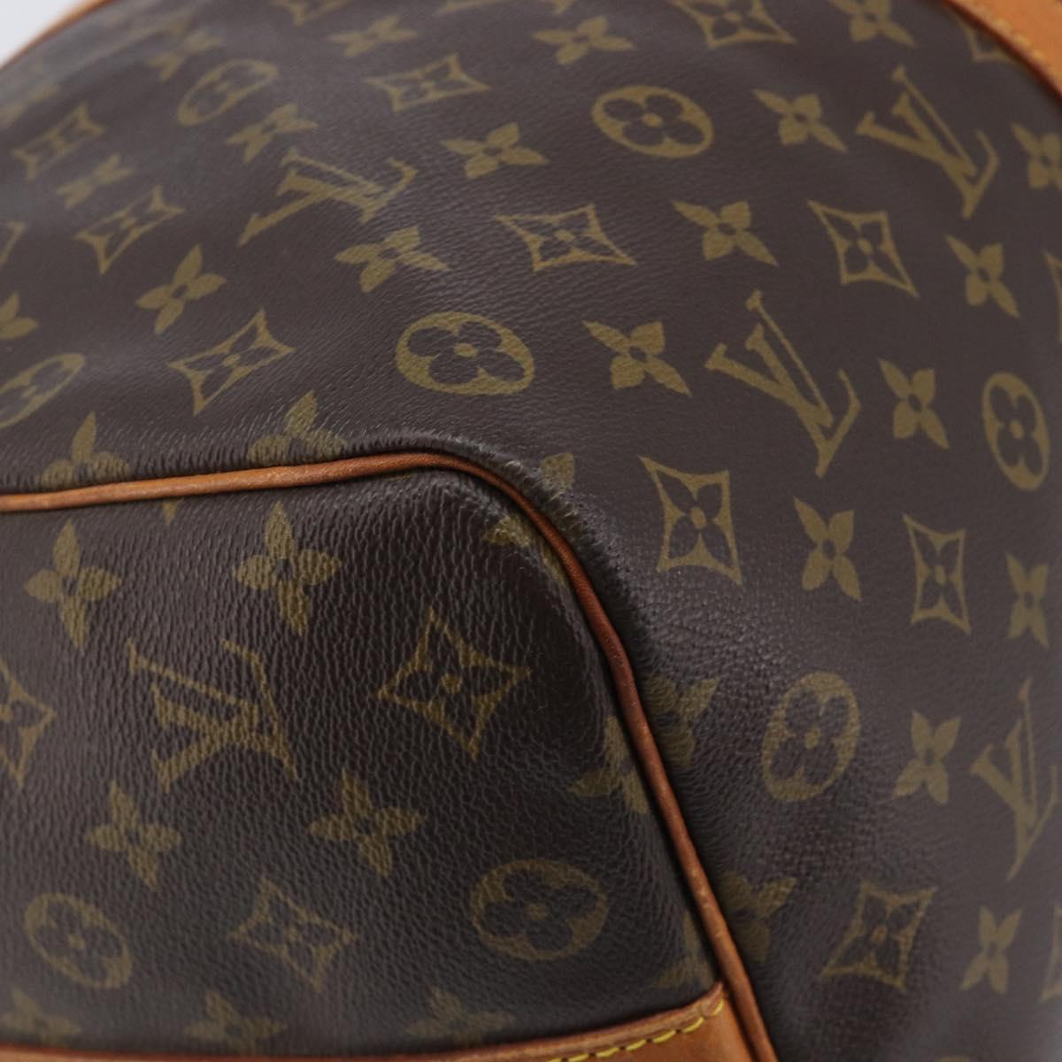 LOUIS VUITTON Monogram Keepall Bandouliere 50 Boston Bag M41416 LV Auth ka6643