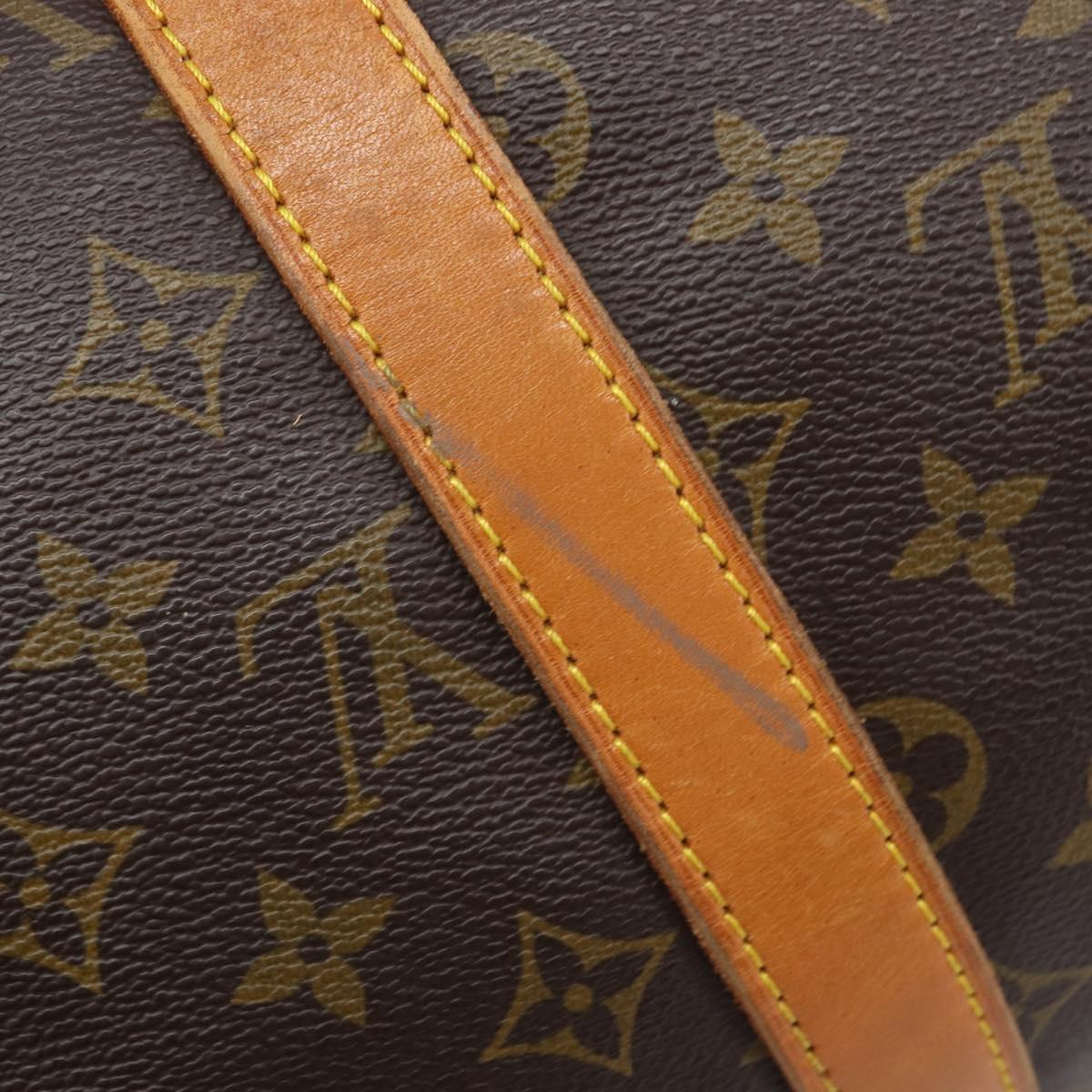 LOUIS VUITTON Monogram Keepall Bandouliere 50 Boston Bag M41416 LV Auth ka6643