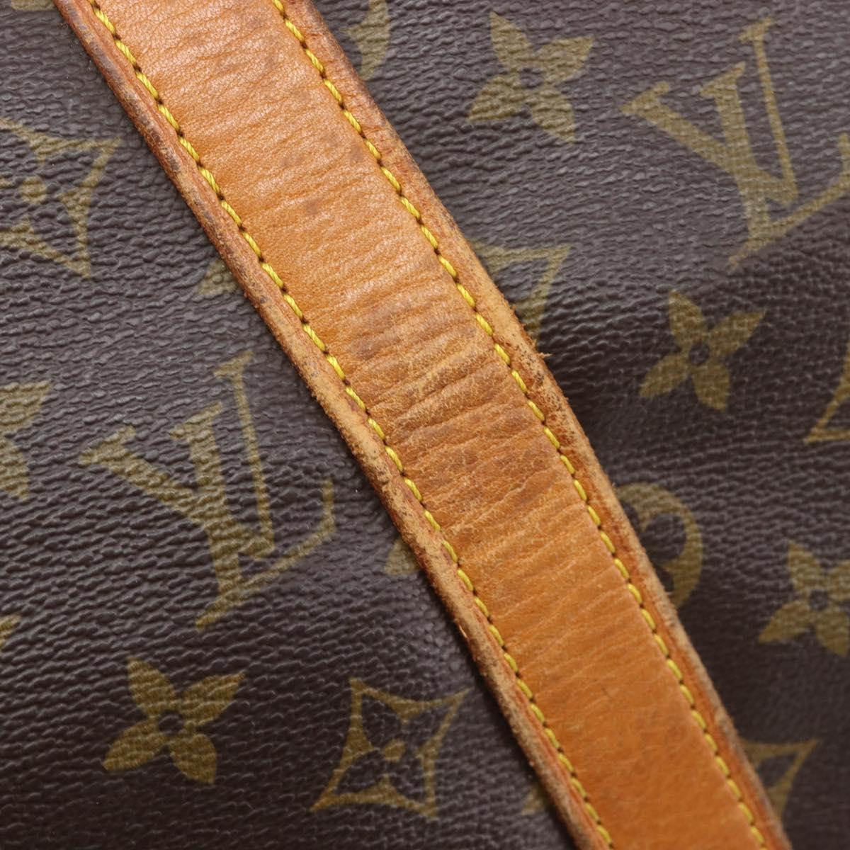 LOUIS VUITTON Monogram Keepall Bandouliere 50 Boston Bag M41416 LV Auth ka6643