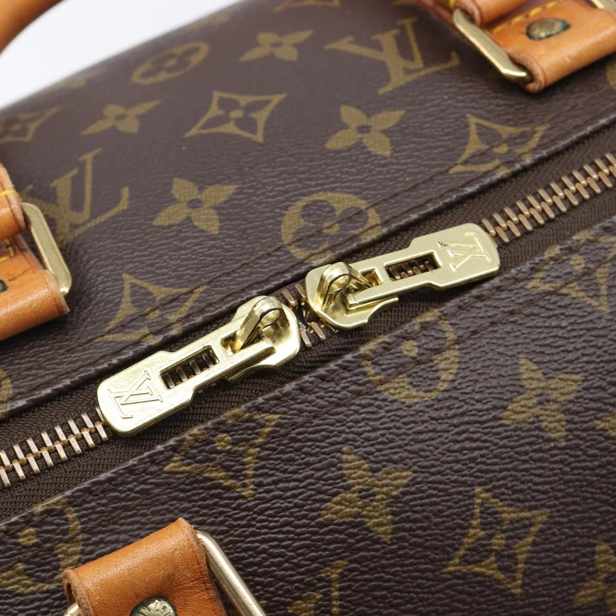 LOUIS VUITTON Monogram Keepall Bandouliere 50 Boston Bag M41416 LV Auth ka6643