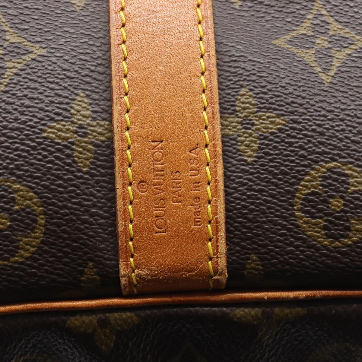 LOUIS VUITTON Monogram Keepall Bandouliere 50 Boston Bag M41416 LV Auth ka6643