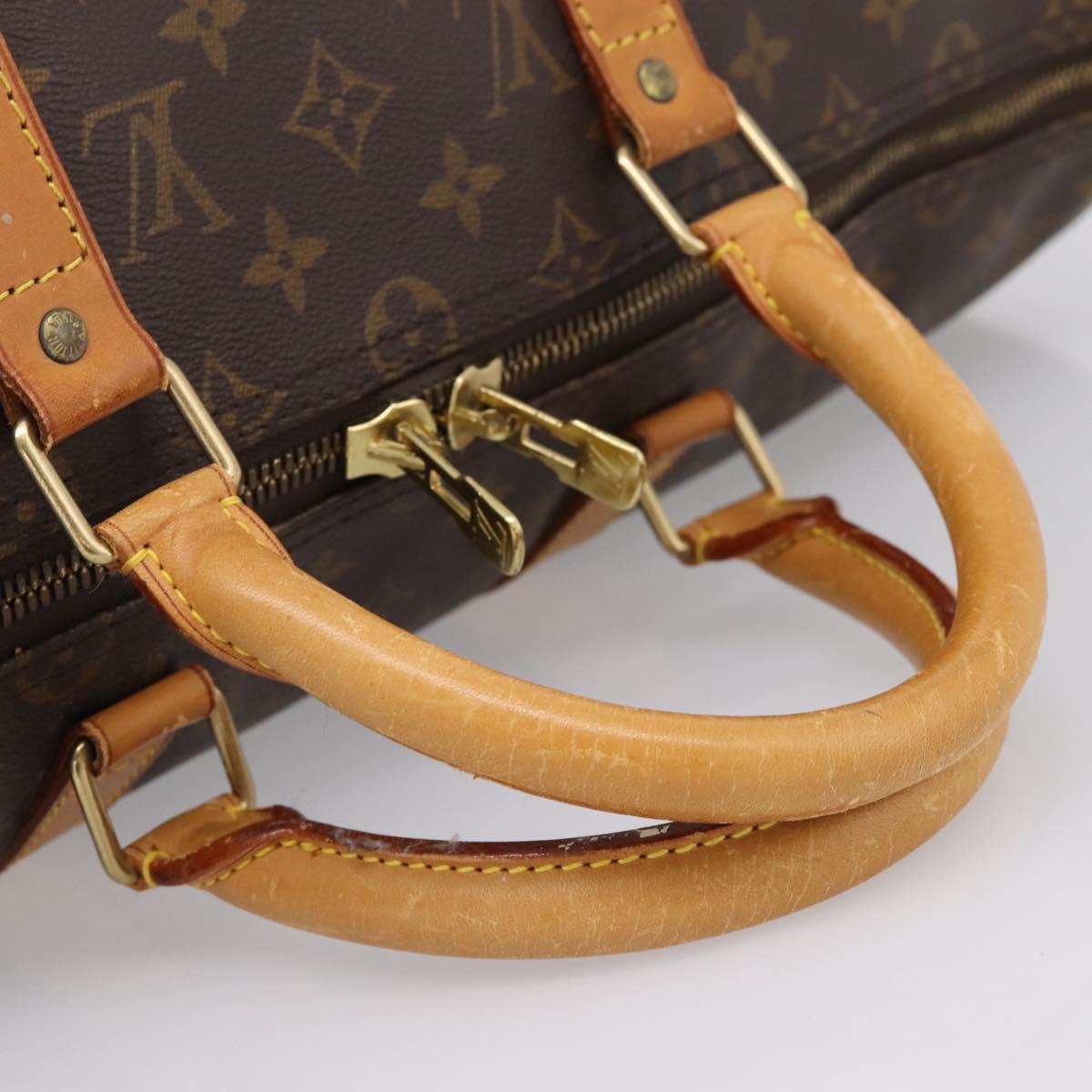 LOUIS VUITTON Monogram Keepall 50 Boston Bag M41426 LV Auth ka6644