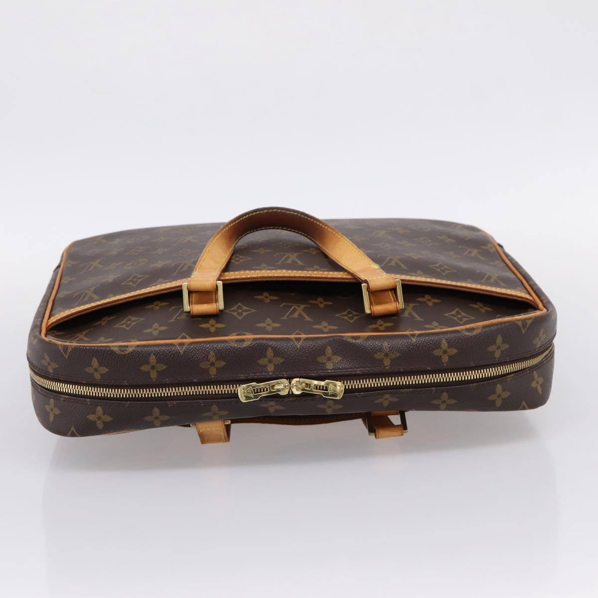 LOUIS VUITTON Monogram Porte Documents Pegas Hand Bag M53343 LV Auth ka6645