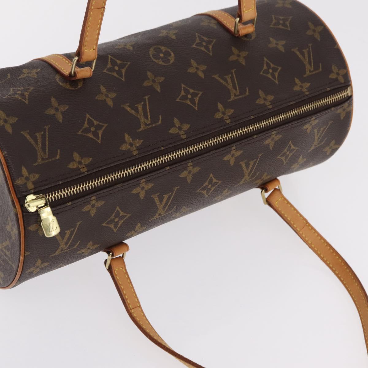 LOUIS VUITTON Monogram Papillon 30 Hand Bag M51365 LV Auth ka6658V