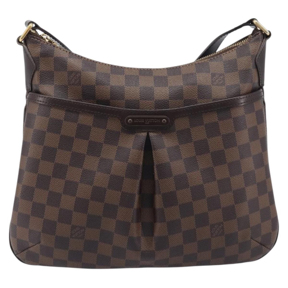LOUIS VUITTON Damier Ebene Bloomsbury PM Shoulder Bag N42251 LV Auth ka6669A