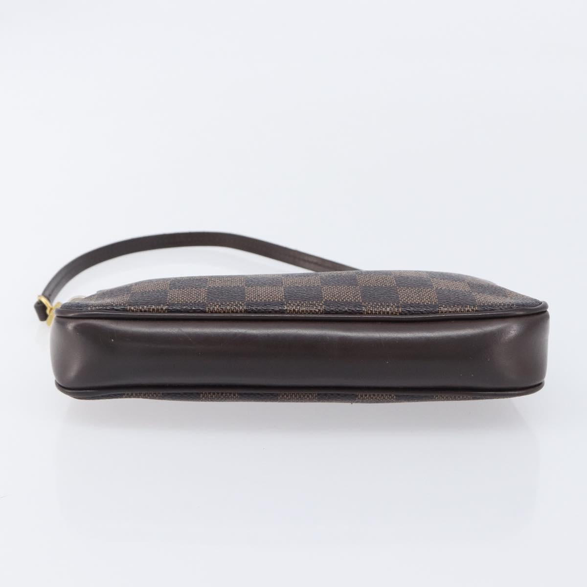 LOUIS VUITTON Damier Ebene Pochette Accessoires Pouch N41206 LV Auth ka6680