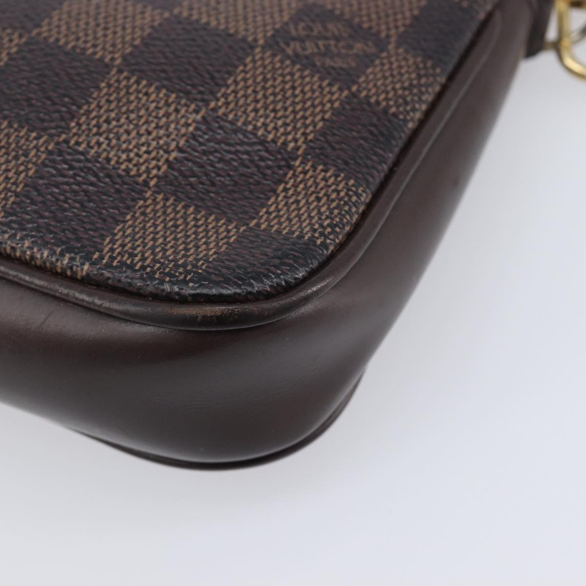 LOUIS VUITTON Damier Ebene Pochette Accessoires Pouch N41206 LV Auth ka6680