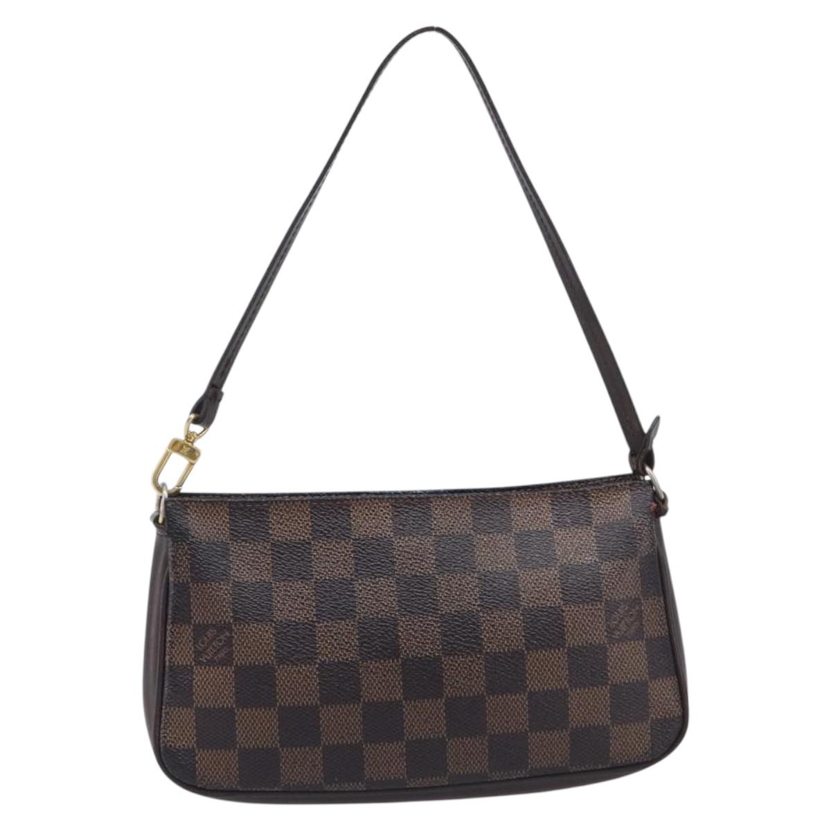 LOUIS VUITTON Damier Ebene Pochette Accessoires Pouch N41206 LV Auth ka6680