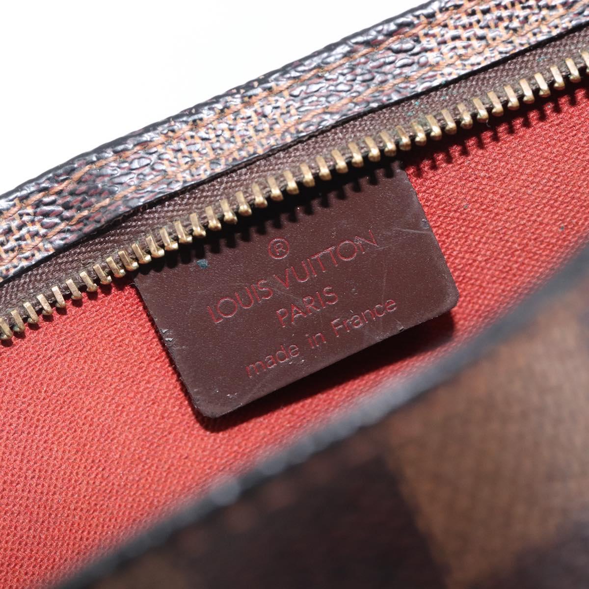 LOUIS VUITTON Damier Ebene Pochette Accessoires Pouch N41206 LV Auth ka6680